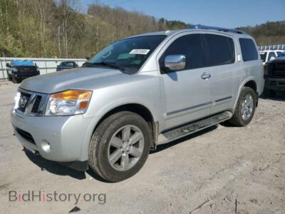 2013 Nissan ARMADA Platinum, серебристый — VIN 5N1AA0NE7DN602257, Copart