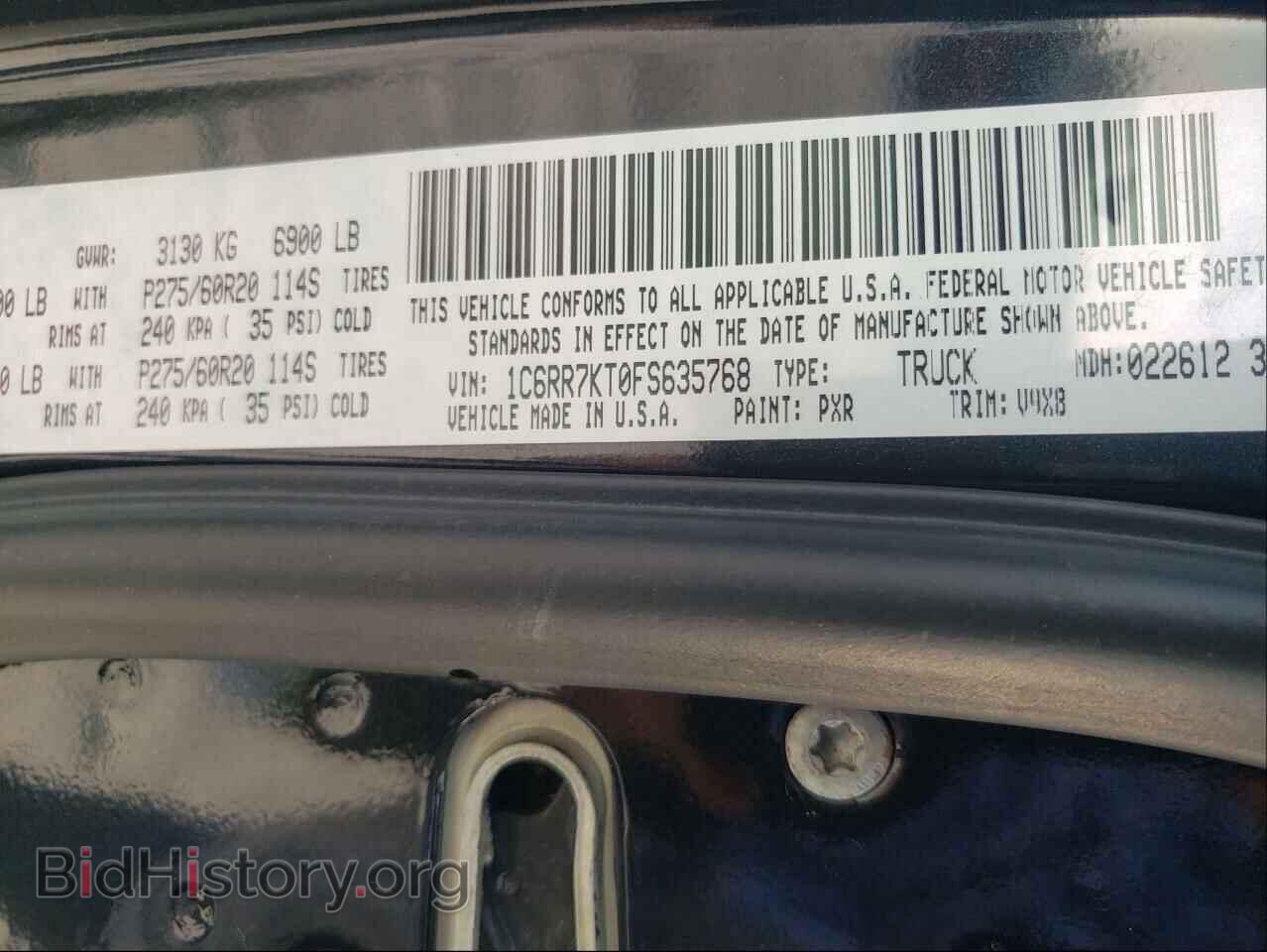 2015 RAM 1500 - VIN: 1C6RR7KT0FS635768 - Photo 10
