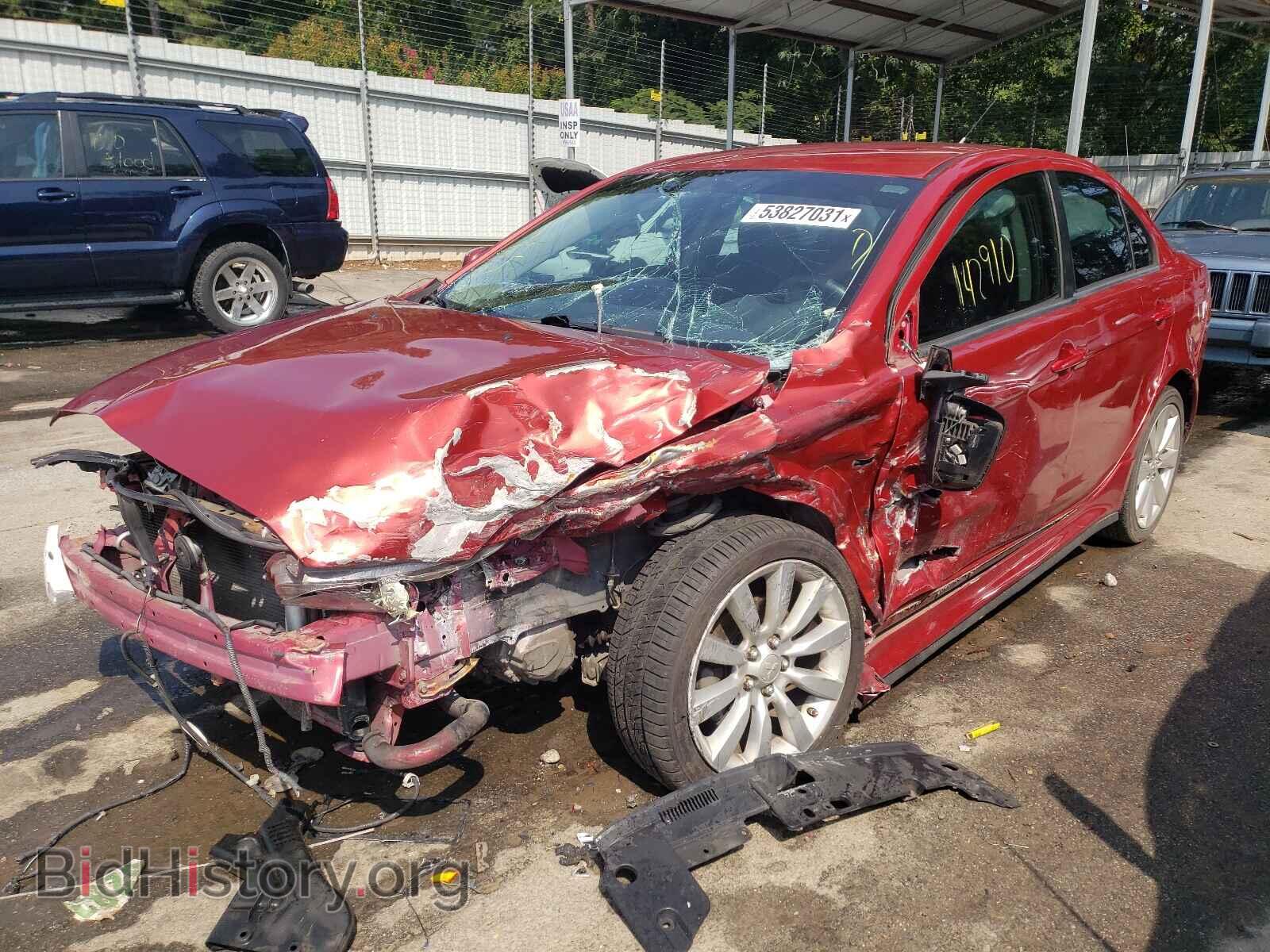 2012 MITSUBISHI LANCER - VIN: JA32U8FW2CU011603 - Фото 2