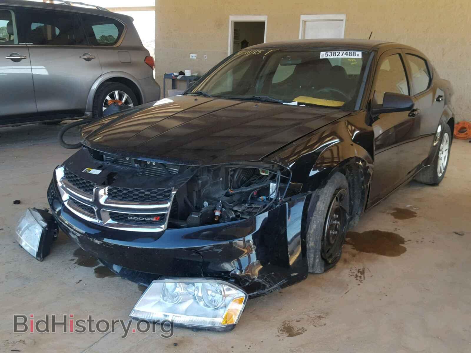 2014 DODGE AVENGER - VIN: 1C3CDZAB4EN108626 - Фото 2