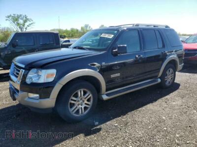 2007 Ford EXPLORER Eddie Bauer, черный — VIN 1FMEU74837UA66477, Copart