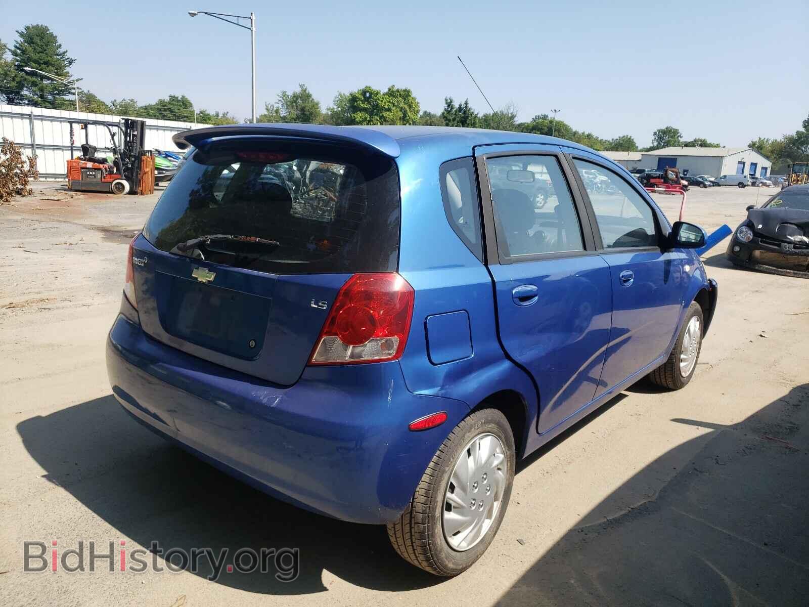 2007 CHEVROLET AVEO - VIN: KL1TD66697B736876 - Фото 4