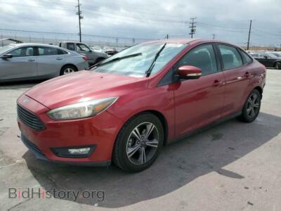 2017 Ford FOCUS SE, красный — VIN 1FADP3FE1HL296227, Copart