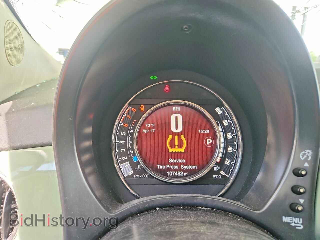 2017 FIAT 500 - VIN: 3C3CFFKR0HT580251 - Фото 9