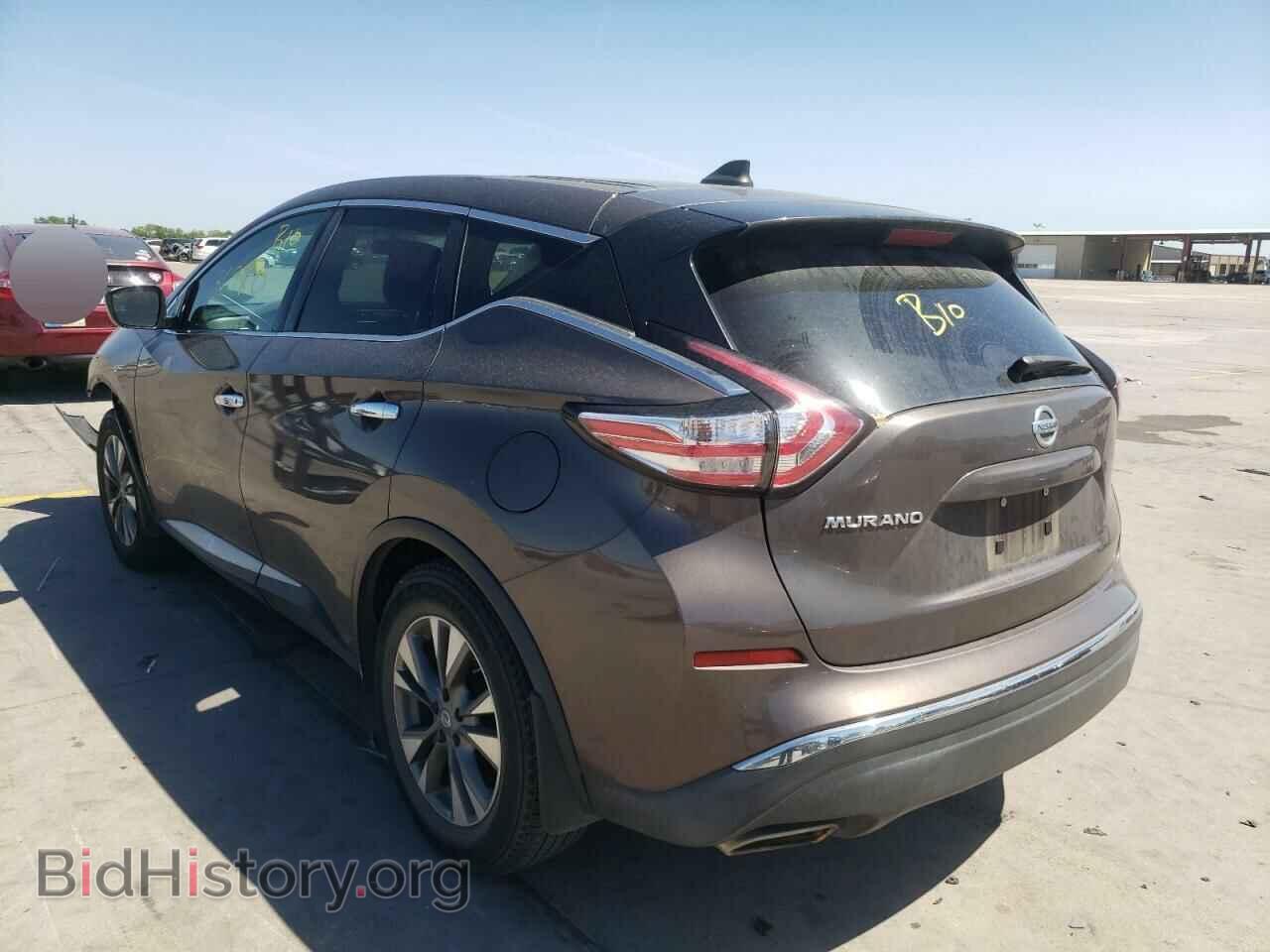 2016 NISSAN MURANO - VIN: 5N1AZ2MG8GN166370 - Фото 3