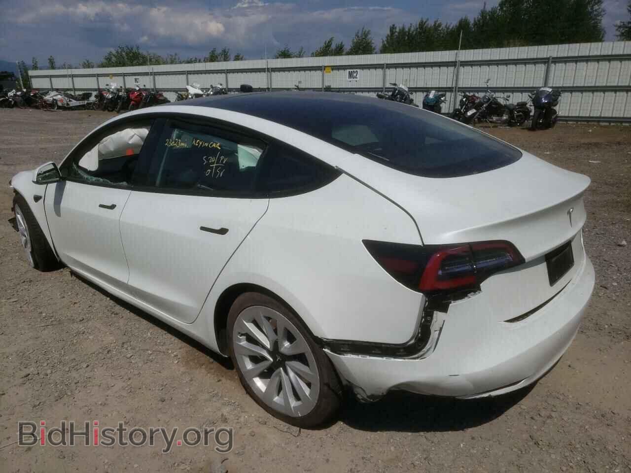 2022 TESLA MODEL 3 - VIN: 5YJ3E1EA7NF370876 - Photo 2