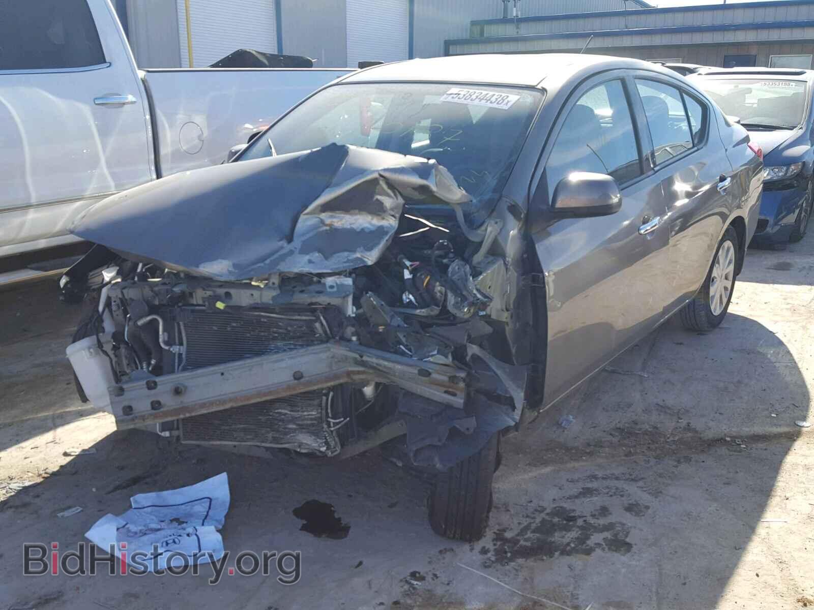 2014 NISSAN VERSA - VIN: 3N1CN7AP4EK450787 - Фото 2