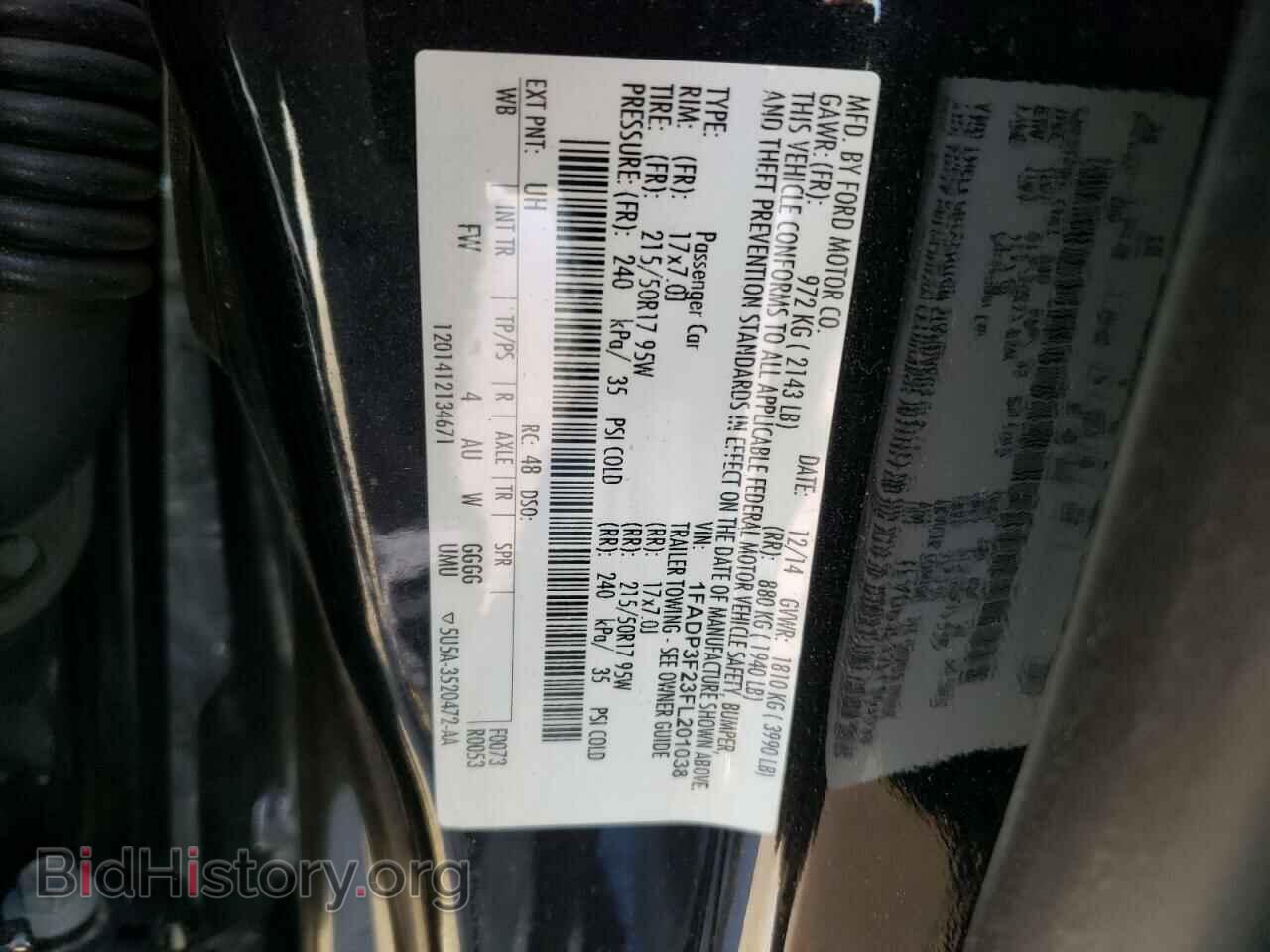 2015 FORD FOCUS - VIN: 1FADP3F23FL201038 - Фото 12