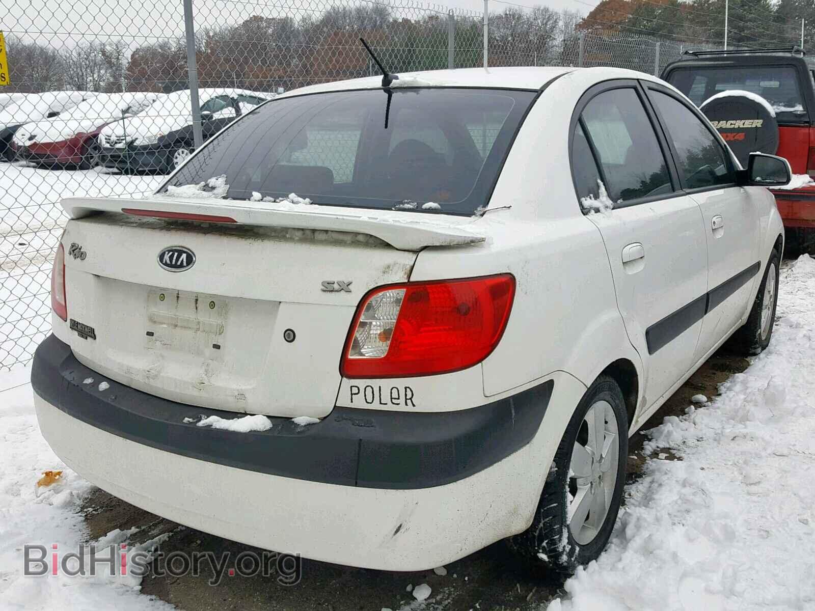 2007 KIA RIO BASE - VIN: KNADE123676230663 - Фото 4