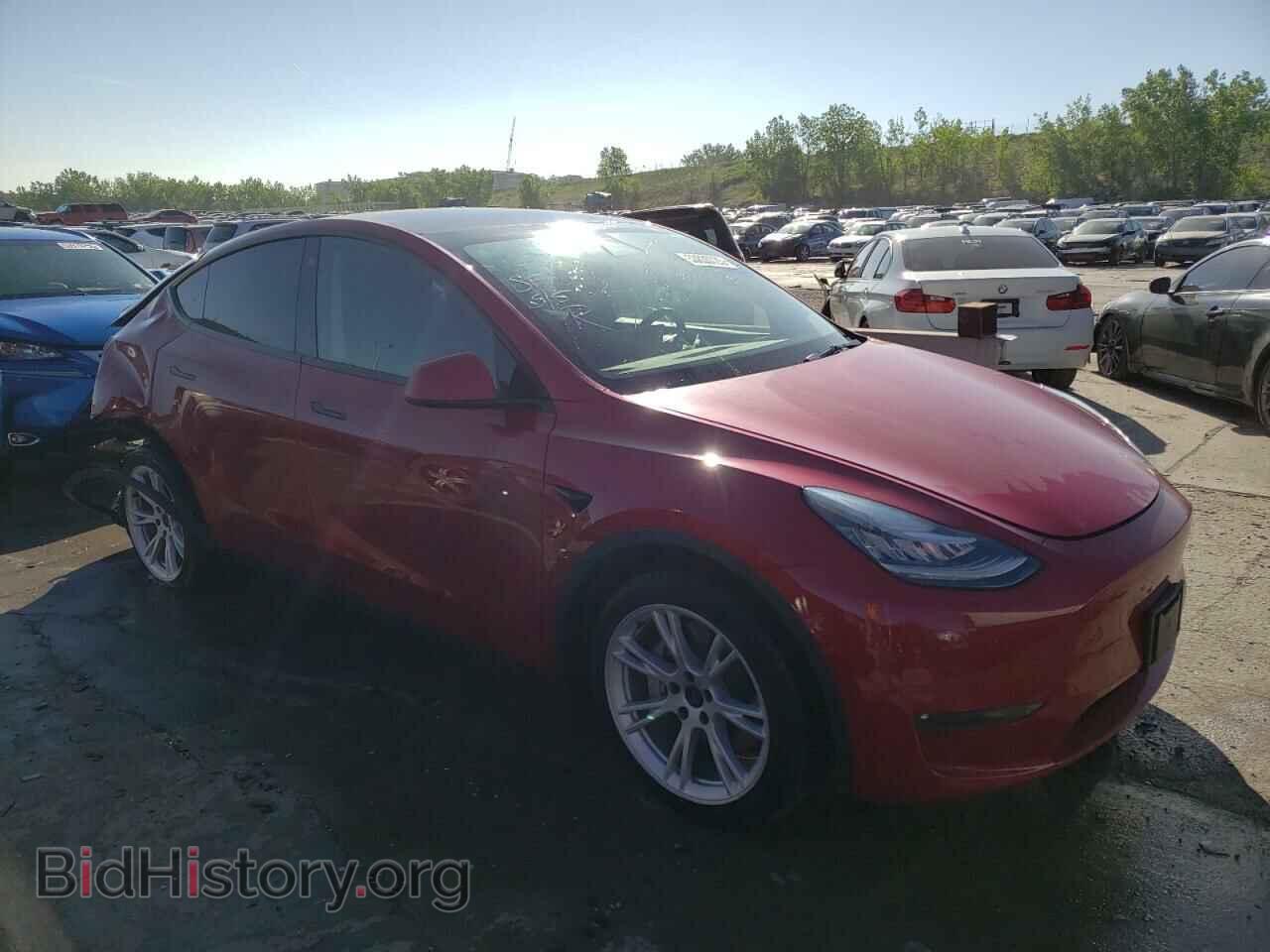 2021 TESLA MODEL Y - VIN: 5YJYGAEE5MF185355 - Фото 4