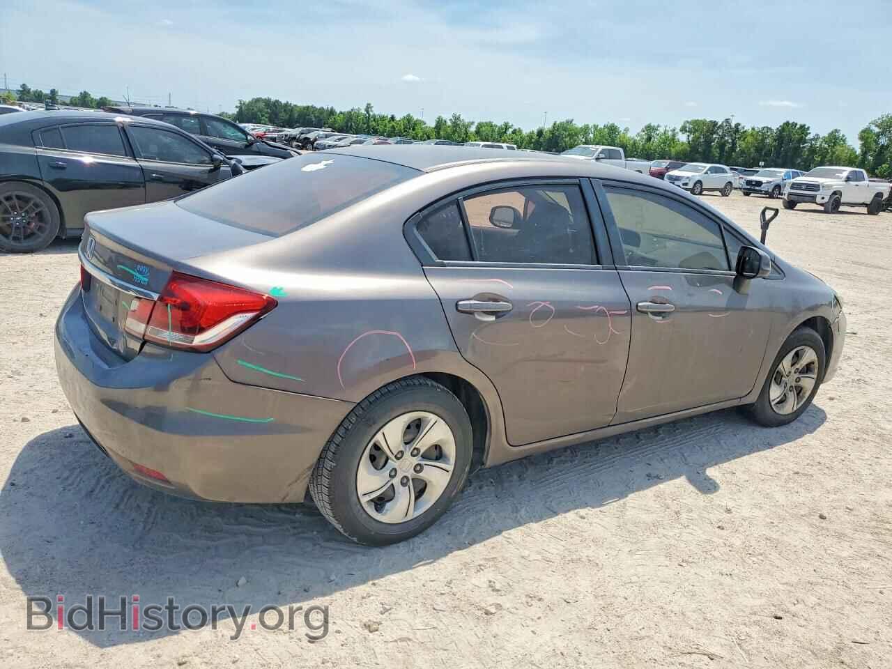 2013 HONDA CIVIC - VIN: 19XFB2E51DE099302 - Фото 3