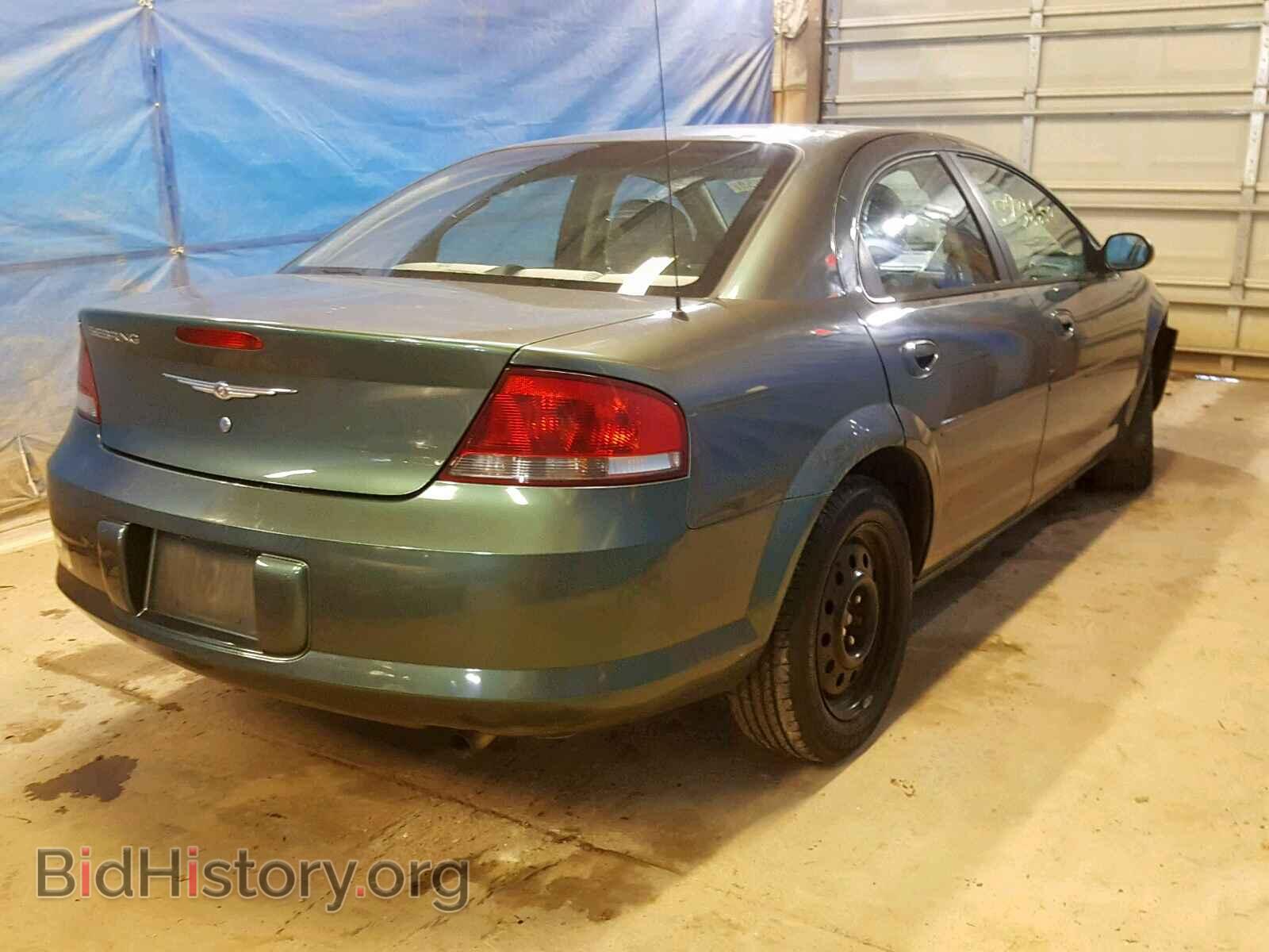 2004 CHRYSLER SEBRING - VIN: 1C3EL46X44N257894 - Фото 4