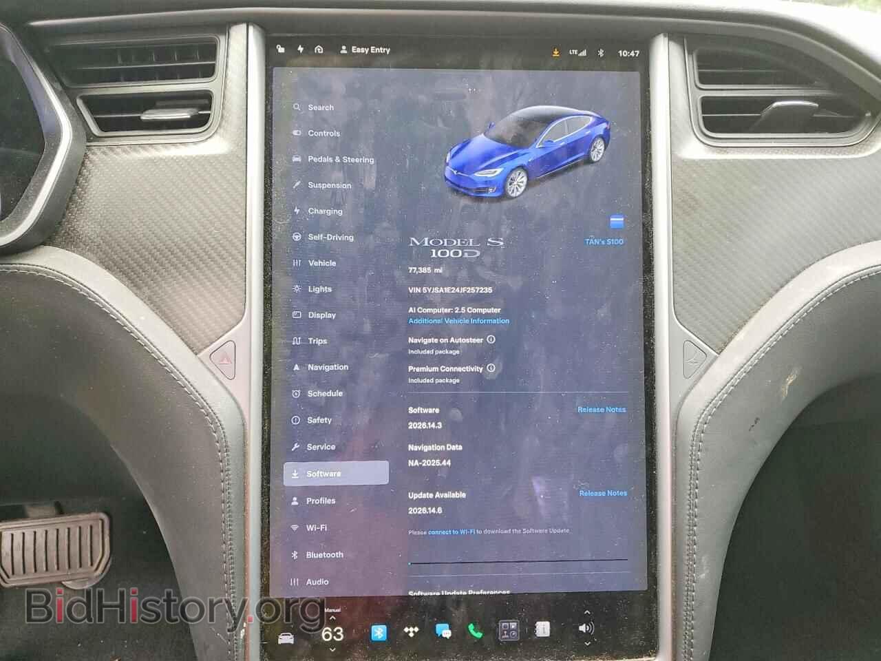 2018 TESLA MODEL S - VIN: 5YJSA1E24JF257235 - Photo 9