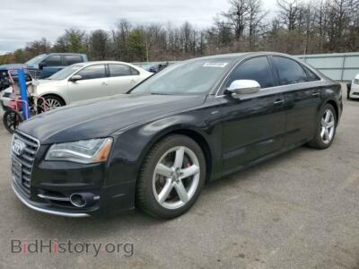 2013 Audi S8 Quattro, black — VIN WAUD2AFD0DN033629, Copart