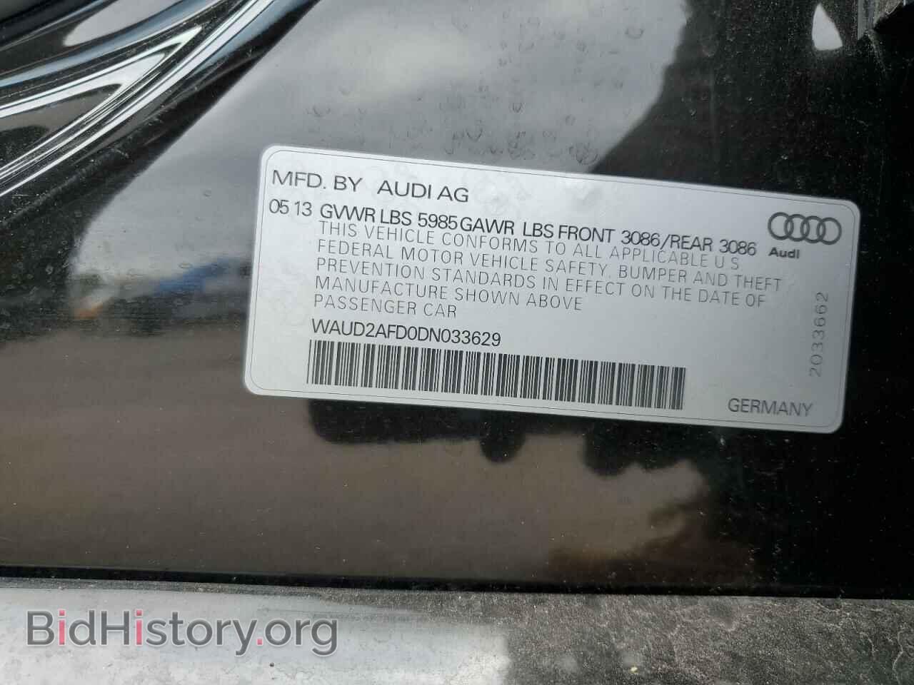 2013 AUDI S8 - VIN: WAUD2AFD0DN033629 - Photo 12