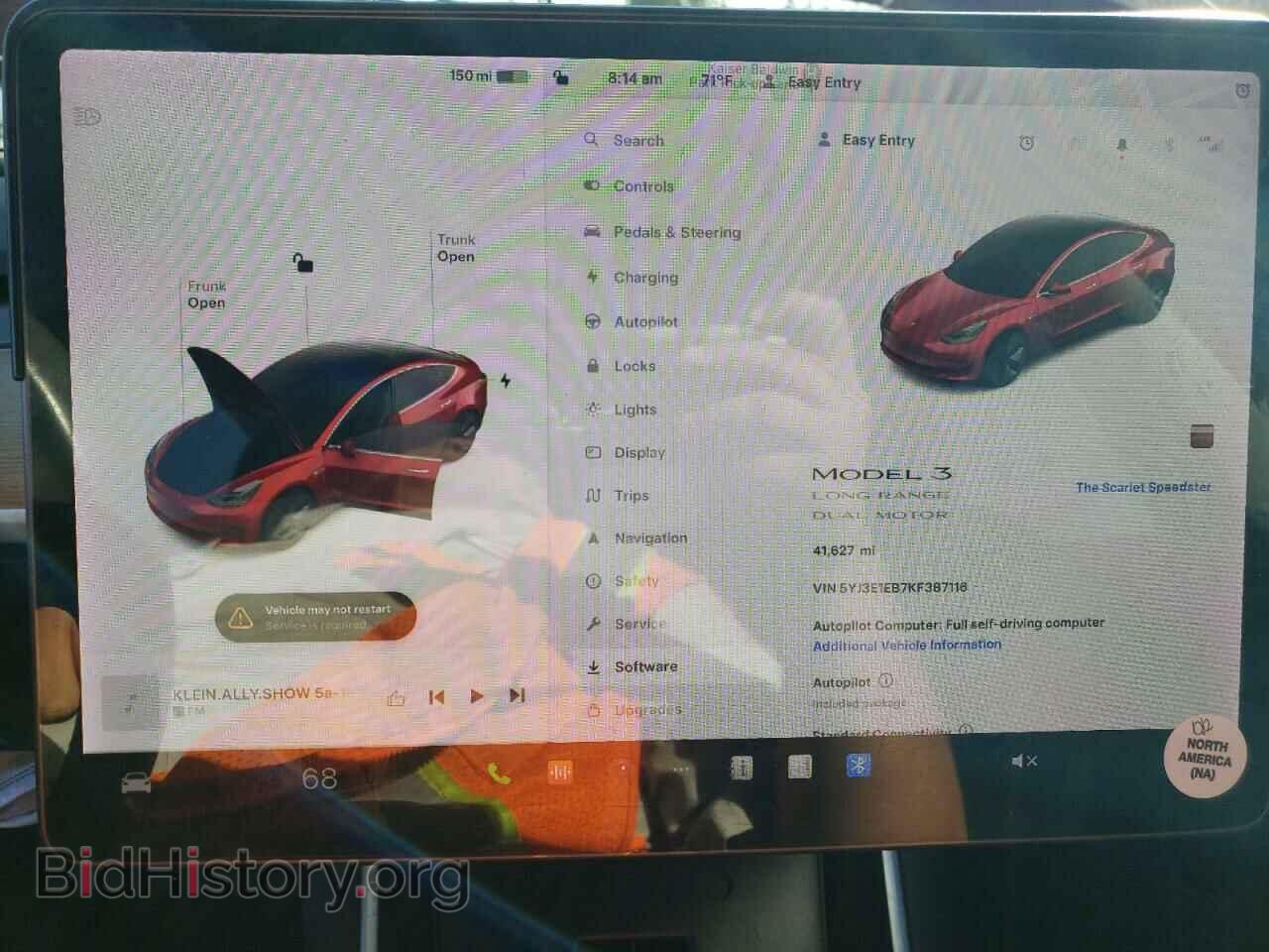 2019 TESLA MODEL 3 - VIN: 5YJ3E1EB7KF387116 - Фото 9