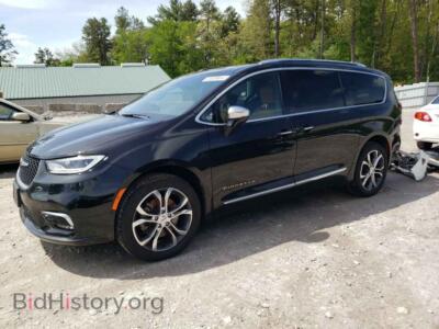 2021 Chrysler PACIFICA Pinnacle, black — VIN 2C4RC3PG8MR606595, Copart