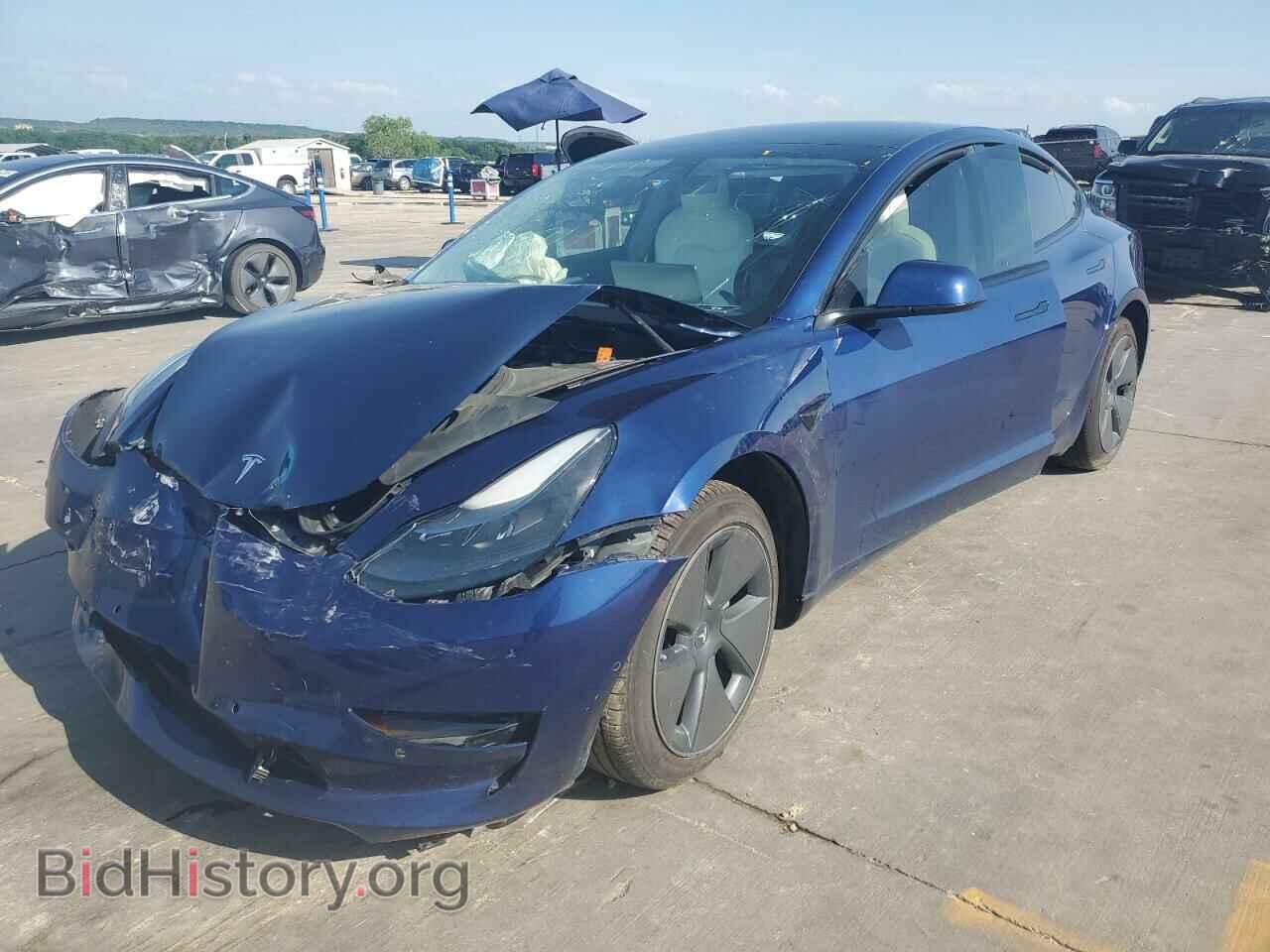 Photo 5YJ3E1EB8NF250738 - TESLA MODEL 3 2022