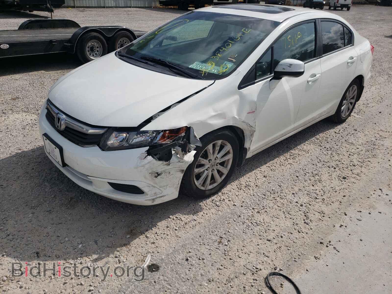 2012 HONDA CIVIC - VIN: 19XFB2F83CE067748 - Фото 2