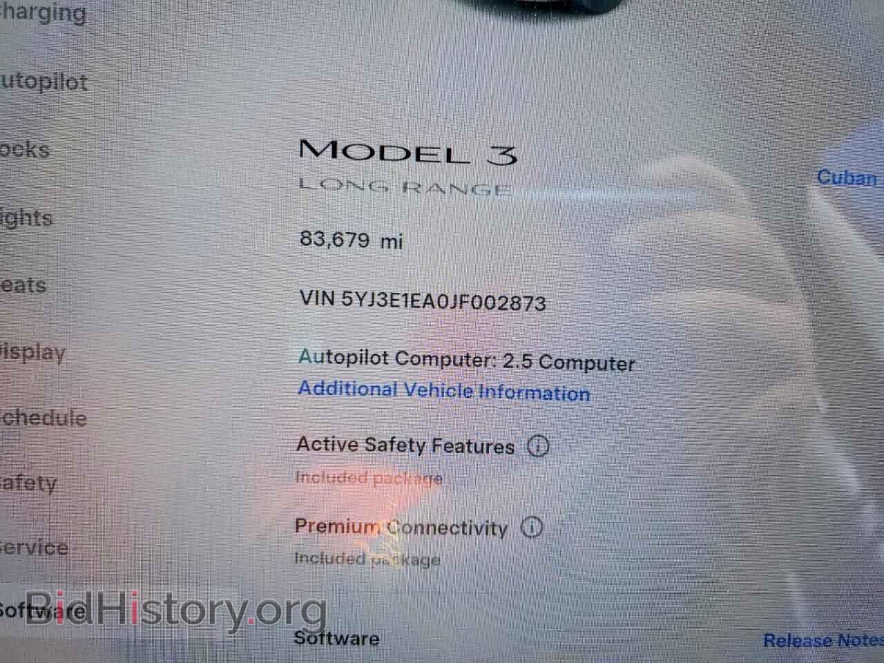 2018 TESLA MODEL 3 - VIN: 5YJ3E1EA0JF002873 - Фото 9