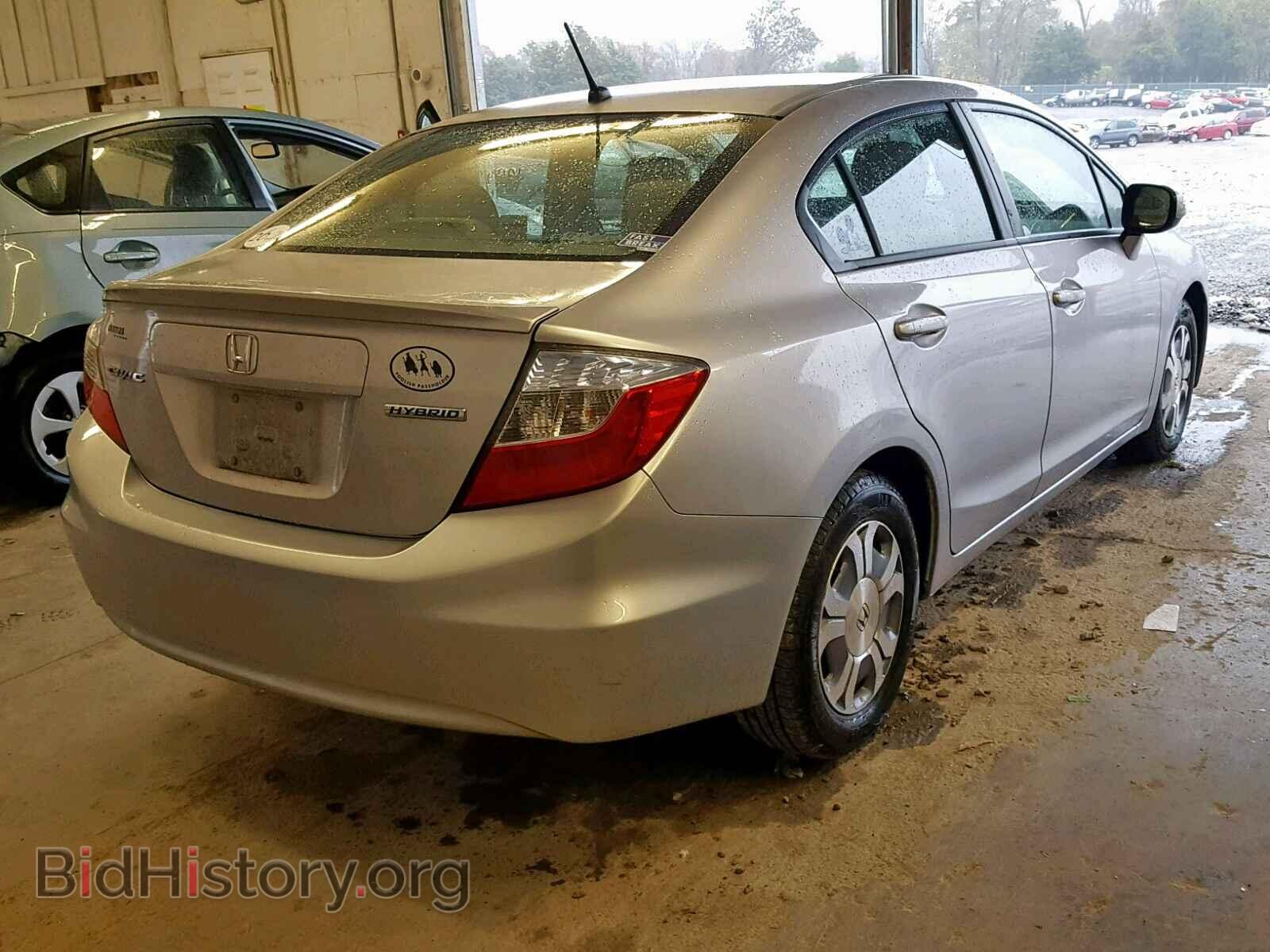 2012 HONDA CIVIC - VIN: JHMFB4F21CS005512 - Фото 4
