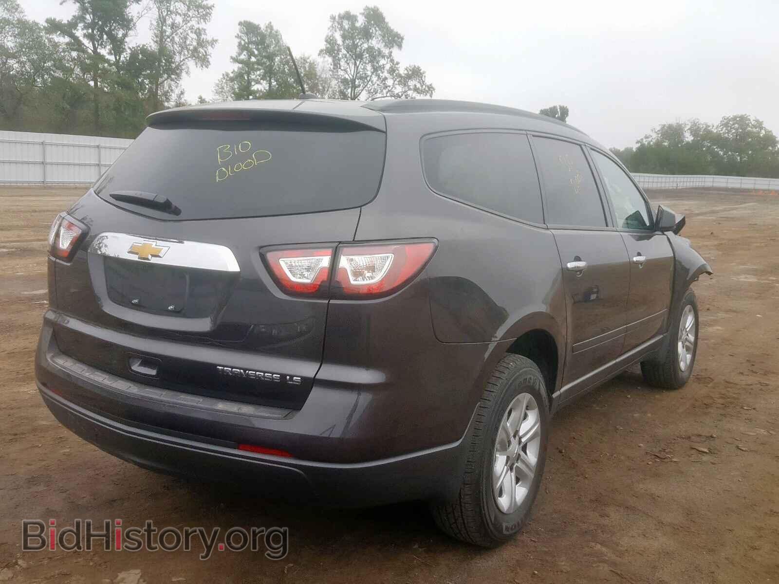 2014 CHEVROLET TRAVERSE - VIN: 1GNKRFKD8EJ209996 - Фото 4
