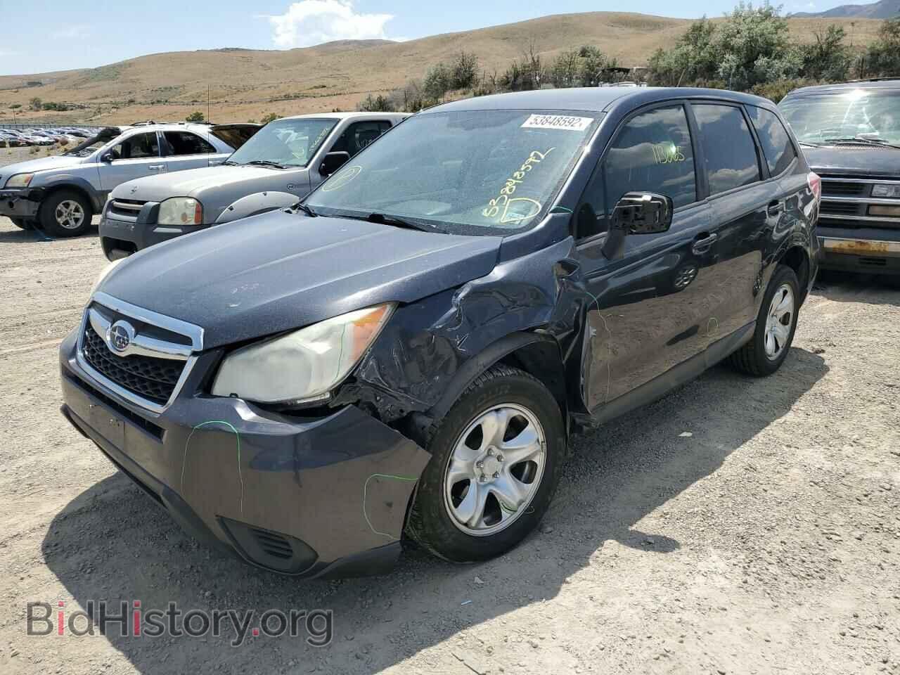 2014 SUBARU FORESTER - VIN: JF2SJAAC1EH441621 - Фото 2