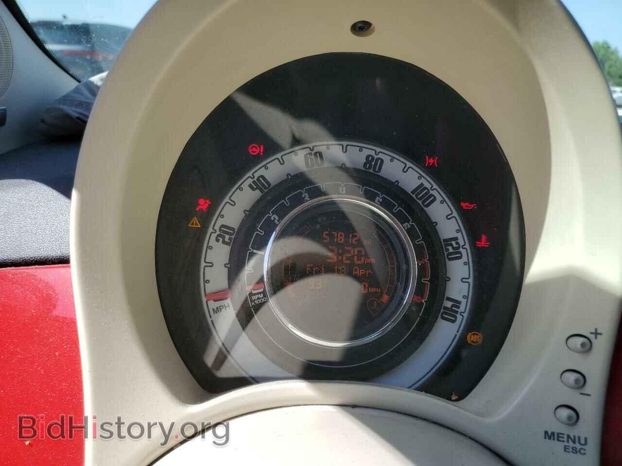 2012 FIAT 500 - VIN: 3C3CFFAR6CT361093 - Фото 9