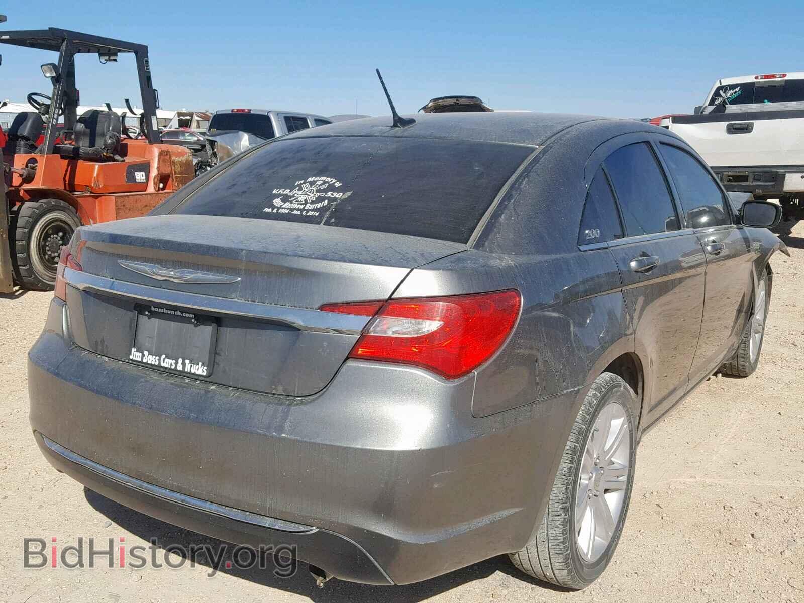 2013 CHRYSLER 200 - VIN: 1C3CCBAB1DN762900 - Фото 4