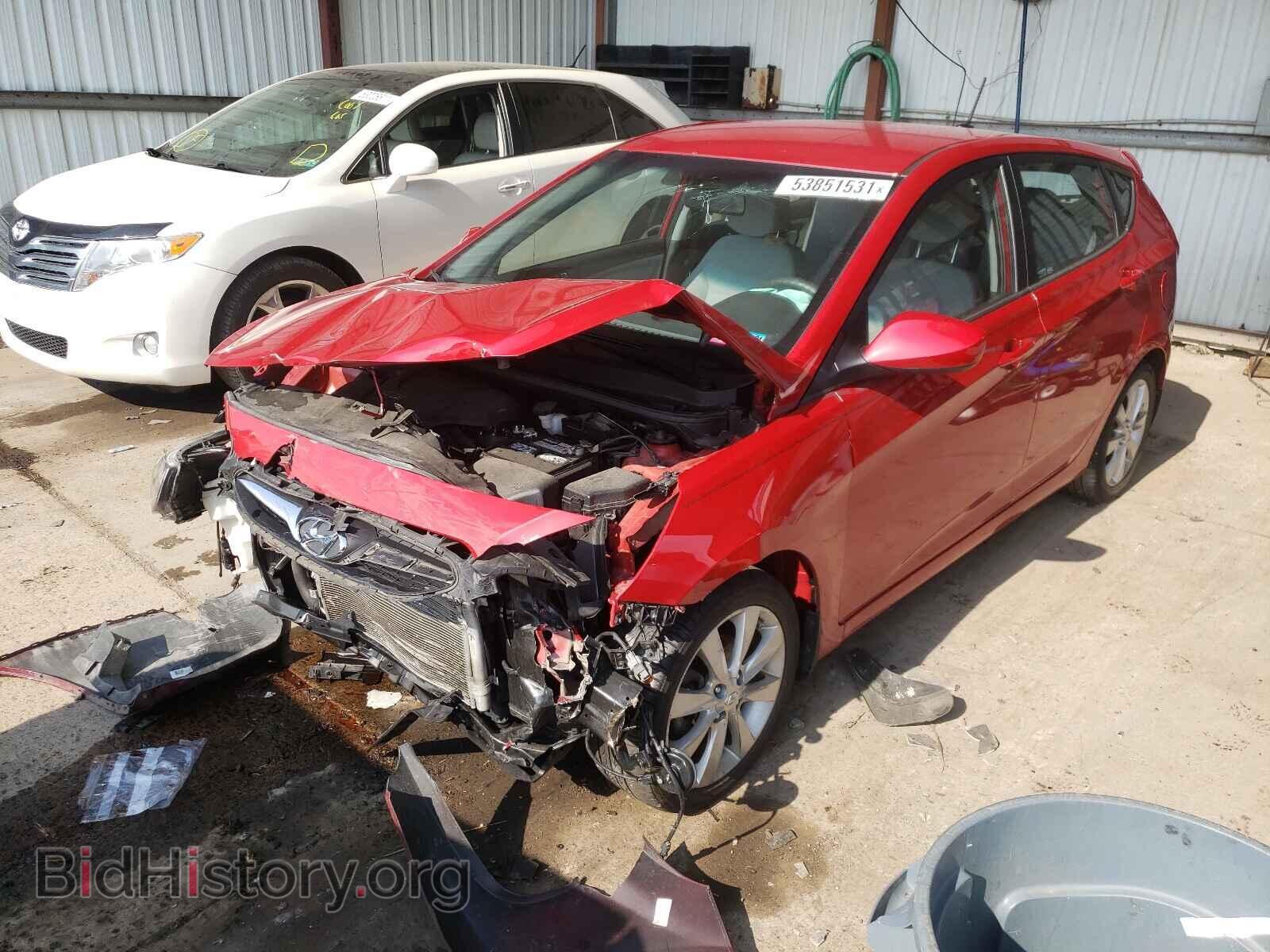 2012 HYUNDAI ACCENT - VIN: KMHCU5AEXCU042080 - Фото 2