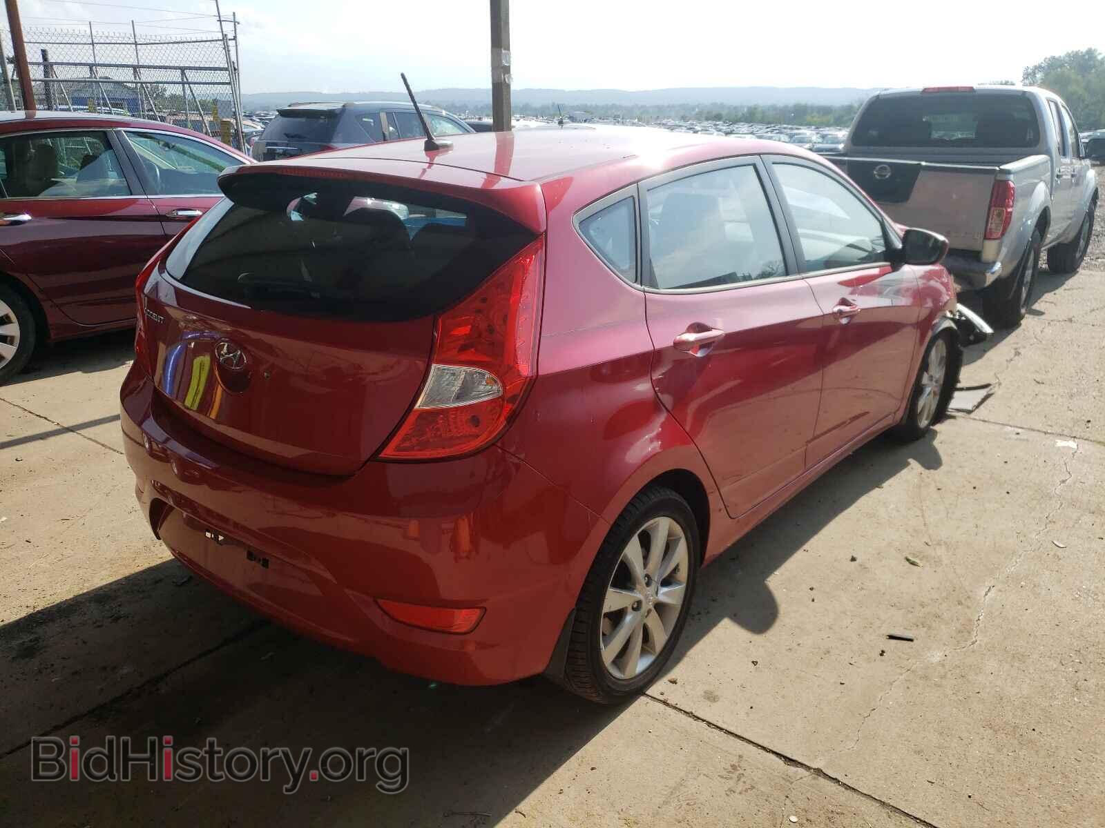2012 HYUNDAI ACCENT - VIN: KMHCU5AEXCU042080 - Фото 4