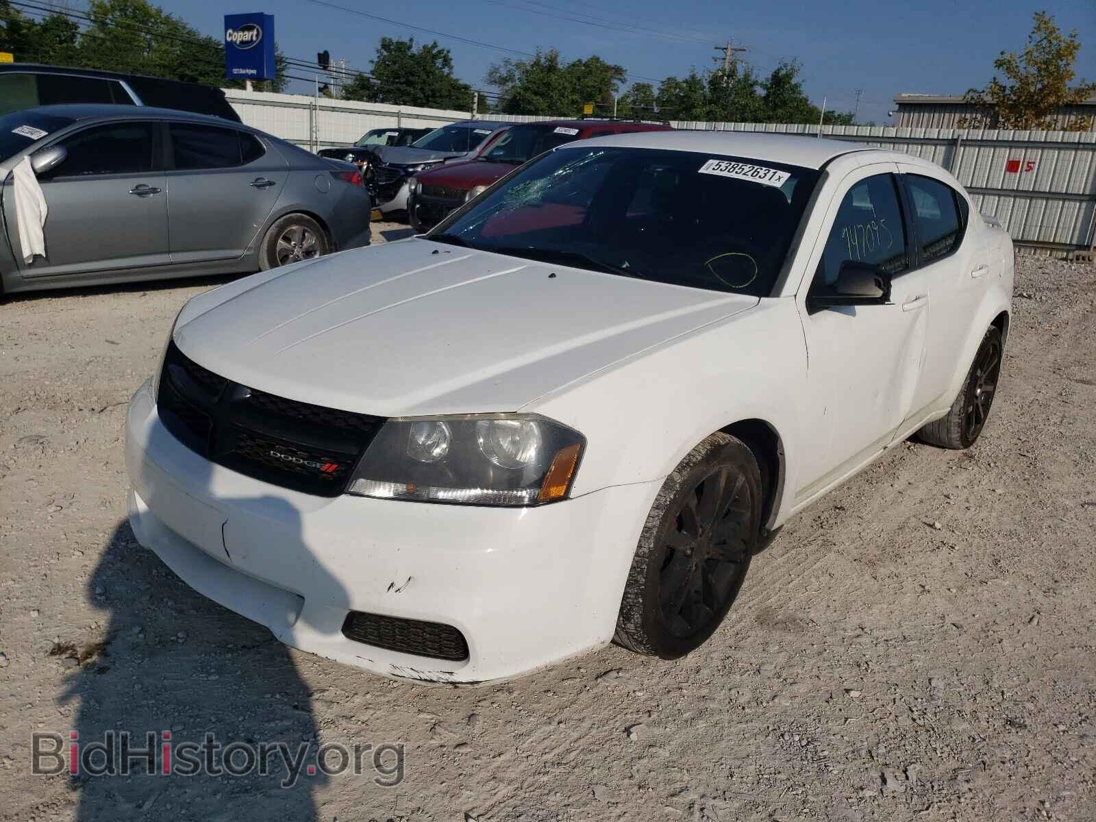 2013 DODGE AVENGER - VIN: 1C3CDZAGXDN757065 - Фото 2