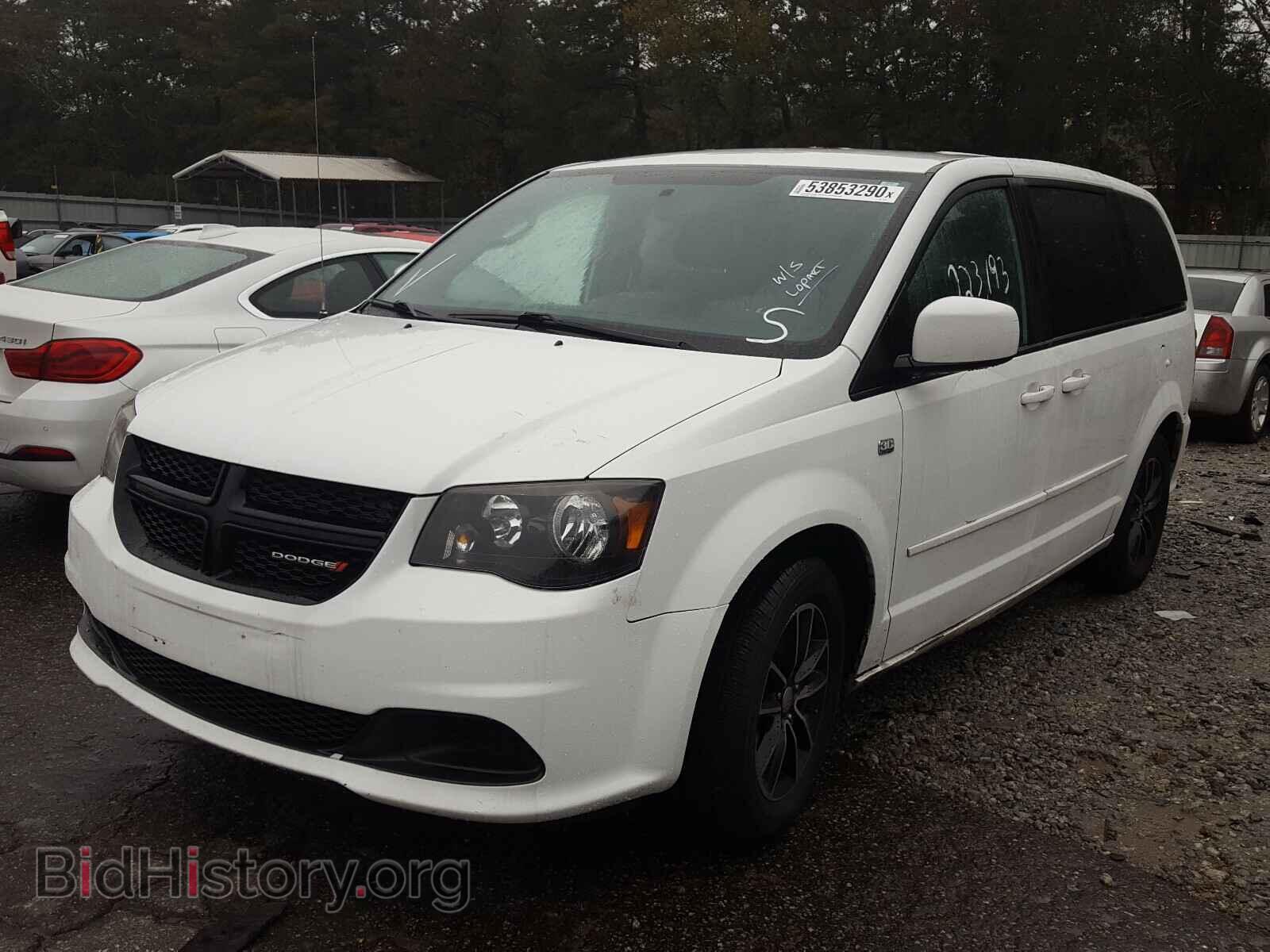 2014 DODGE CARAVAN - VIN: 2C4RDGBG5ER470231 - Фото 2