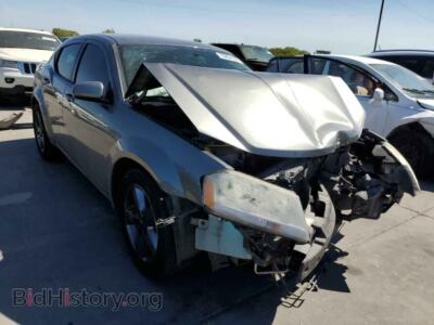 2012 Dodge AVENGER Avenger SX, темно-серый — VIN 1C3CDZCB3CN290832, Copart