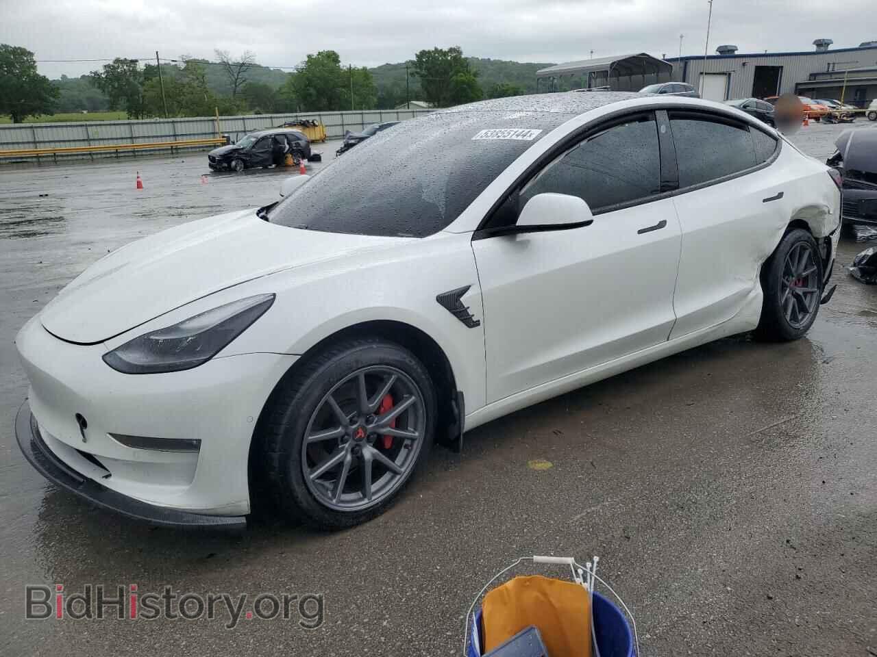 Photo 5YJ3E1EB9MF056752 - TESLA MODEL 3 2021