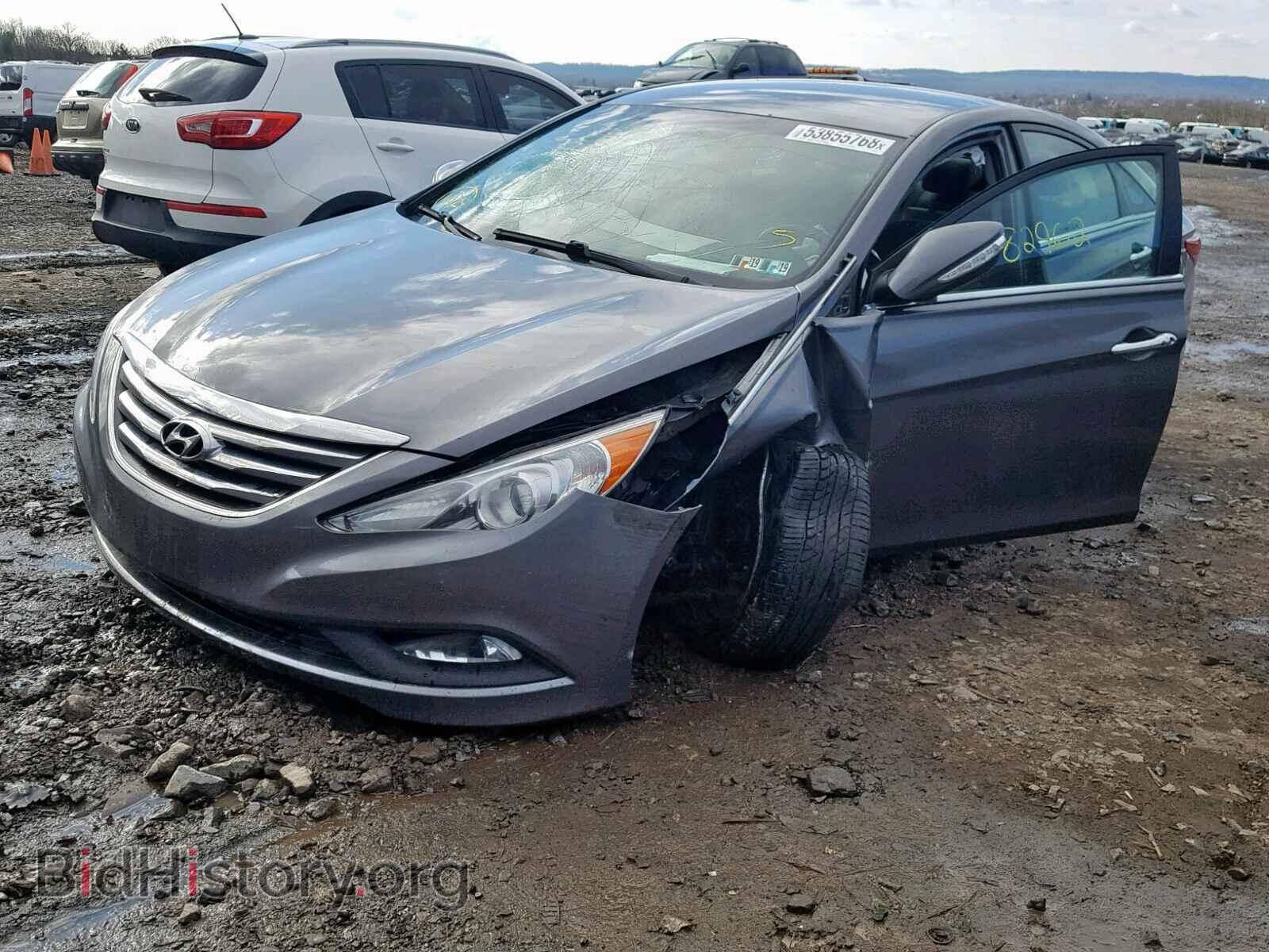 2014 HYUNDAI SONATA - VIN: 5NPEC4AC2EH853703 - Фото 2