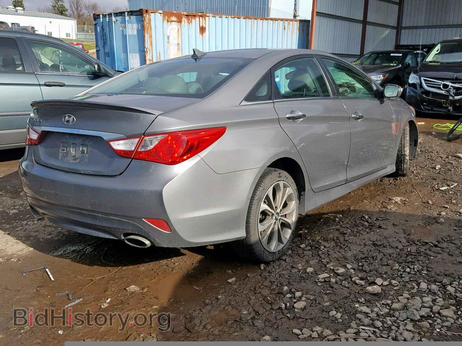 2014 HYUNDAI SONATA - VIN: 5NPEC4AC2EH853703 - Фото 4