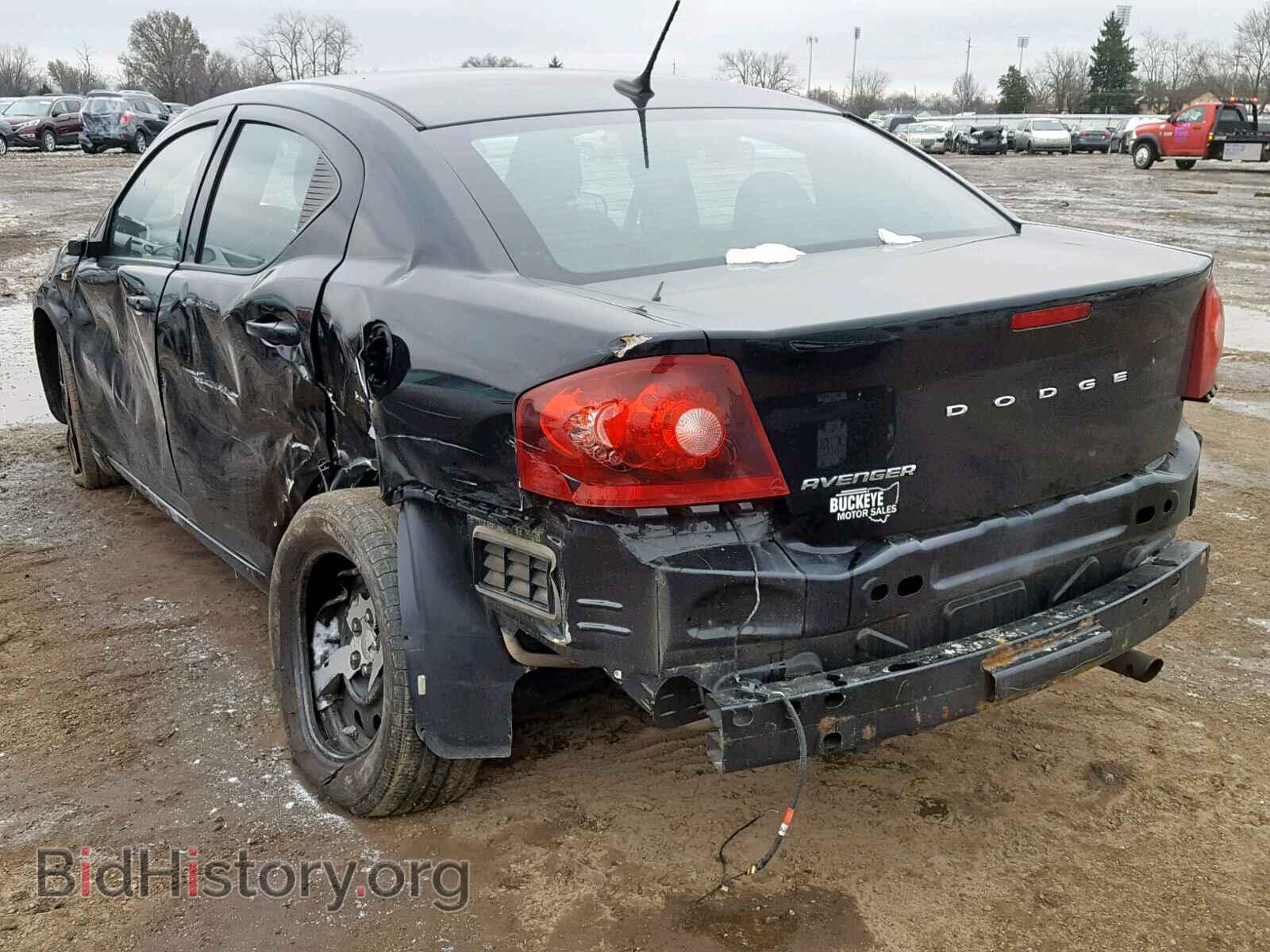 2014 DODGE AVENGER - VIN: 1C3CDZAB0EN117260 - Фото 3
