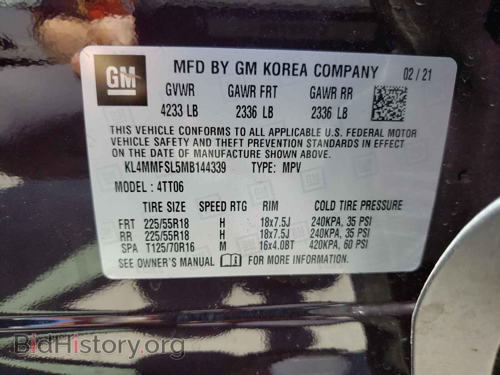 2021 BUICK ENCORE - VIN: KL4MMFSL5MB144339 - Photo 9