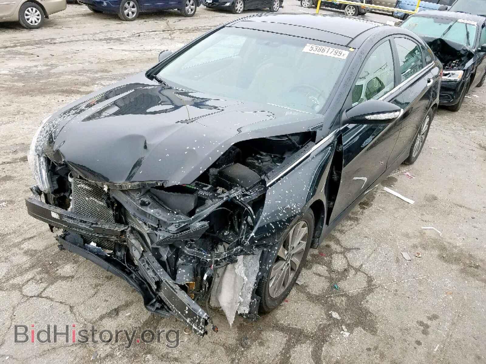 2014 HYUNDAI SONATA - VIN: 5NPEC4AC1EH839128 - Фото 2