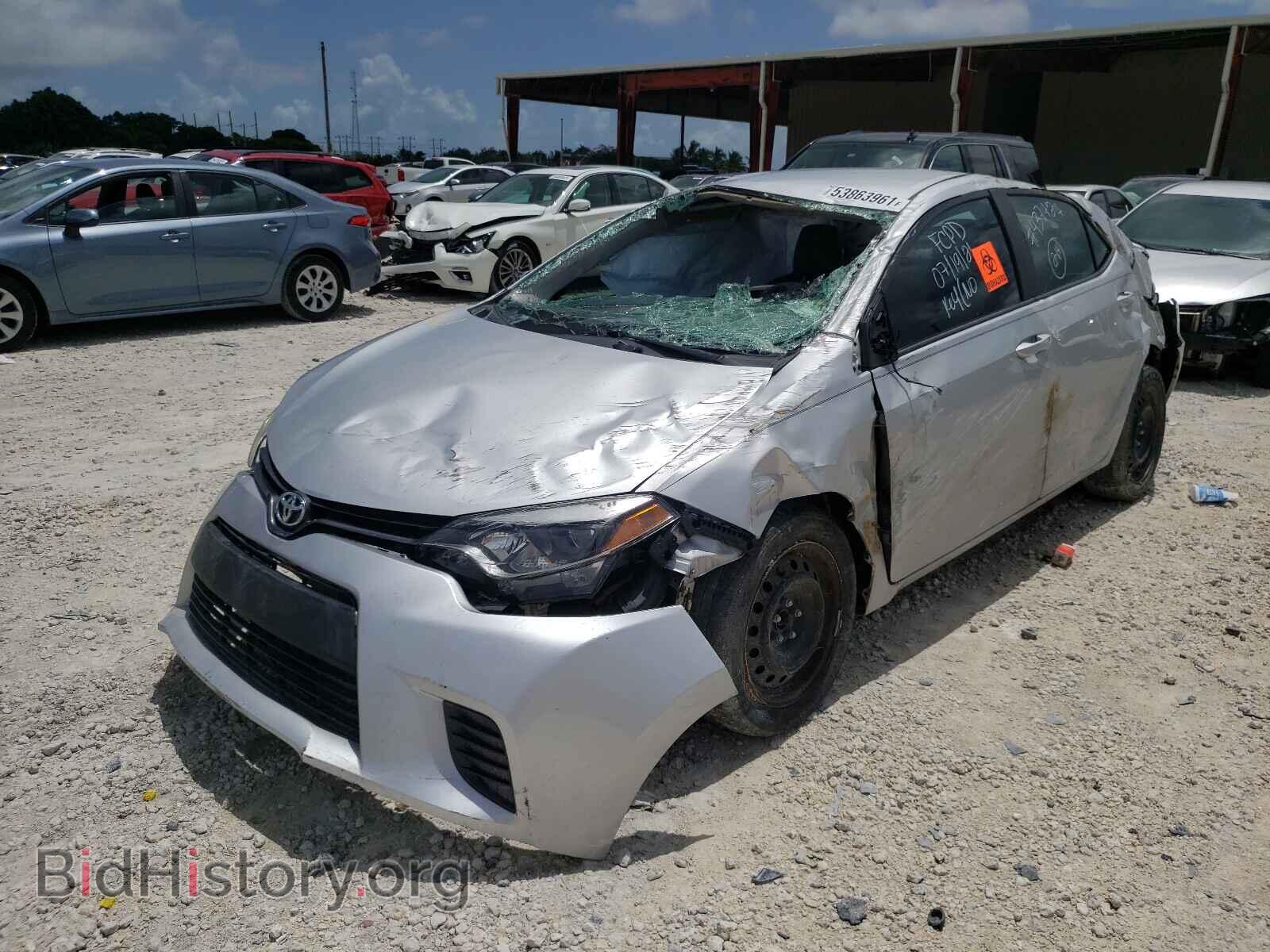 2015 TOYOTA COROLLA - VIN: 2T1BURHEXFC437424 - Photo 2