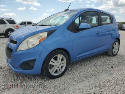 2015 Chevrolet SPARK LS, синий — VIN KL8CB6S96FC744238, Copart