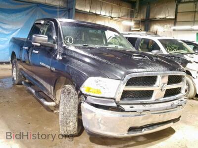 2011 Dodge RAM 1500, черный — VIN 1D7RV1GT7BS563400, Copart