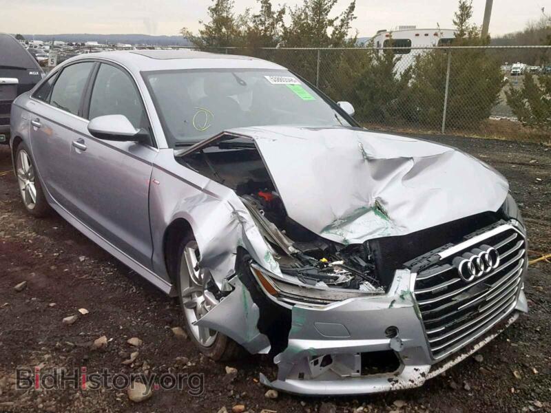 2016 Audi A6 A6 Premium (VIN WAUGFAFC0GN132965) — photo 1 of 10, Copart, damage: front end
