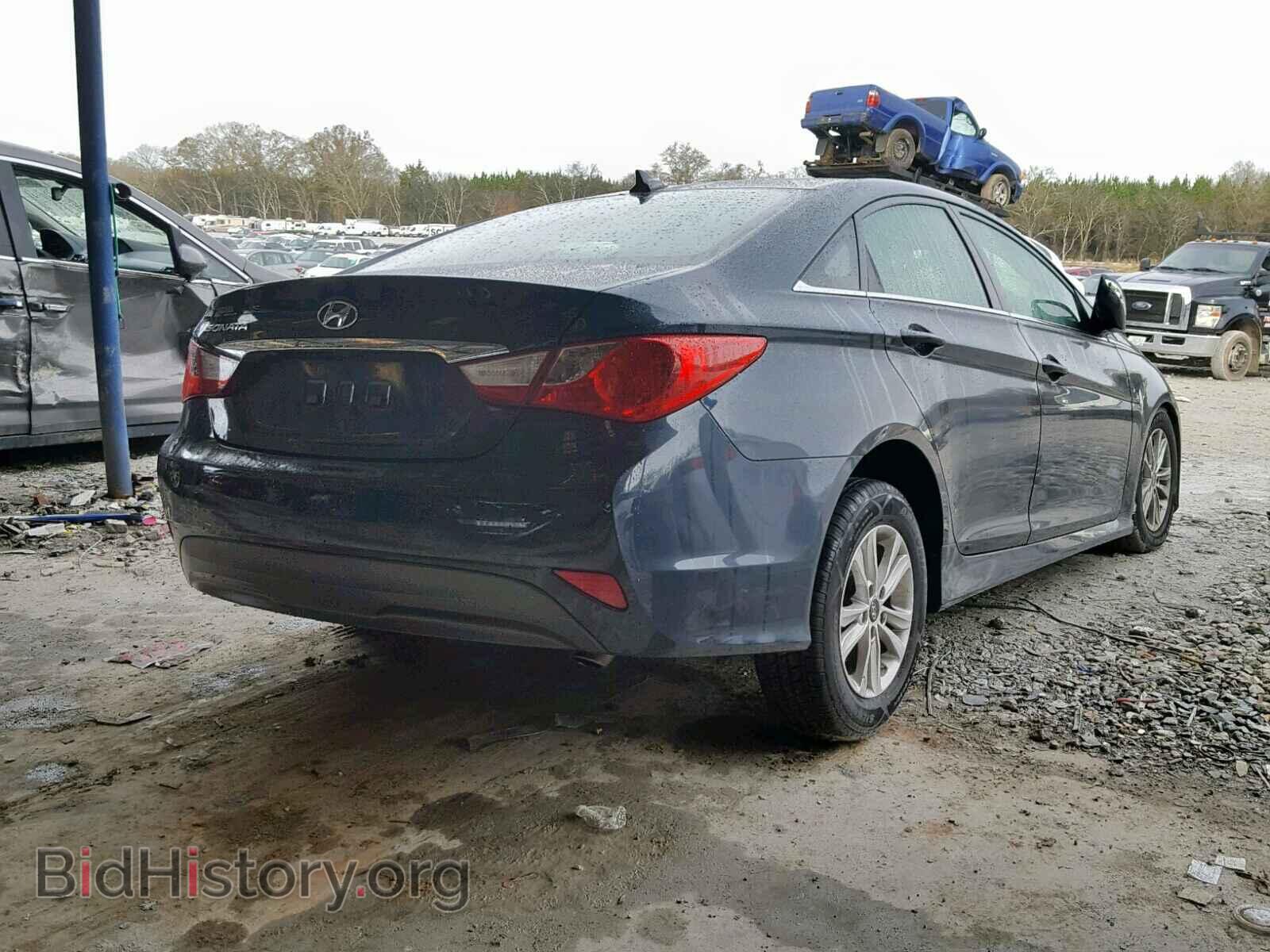2014 HYUNDAI SONATA - VIN: 5NPEB4AC0EH832173 - Фото 4