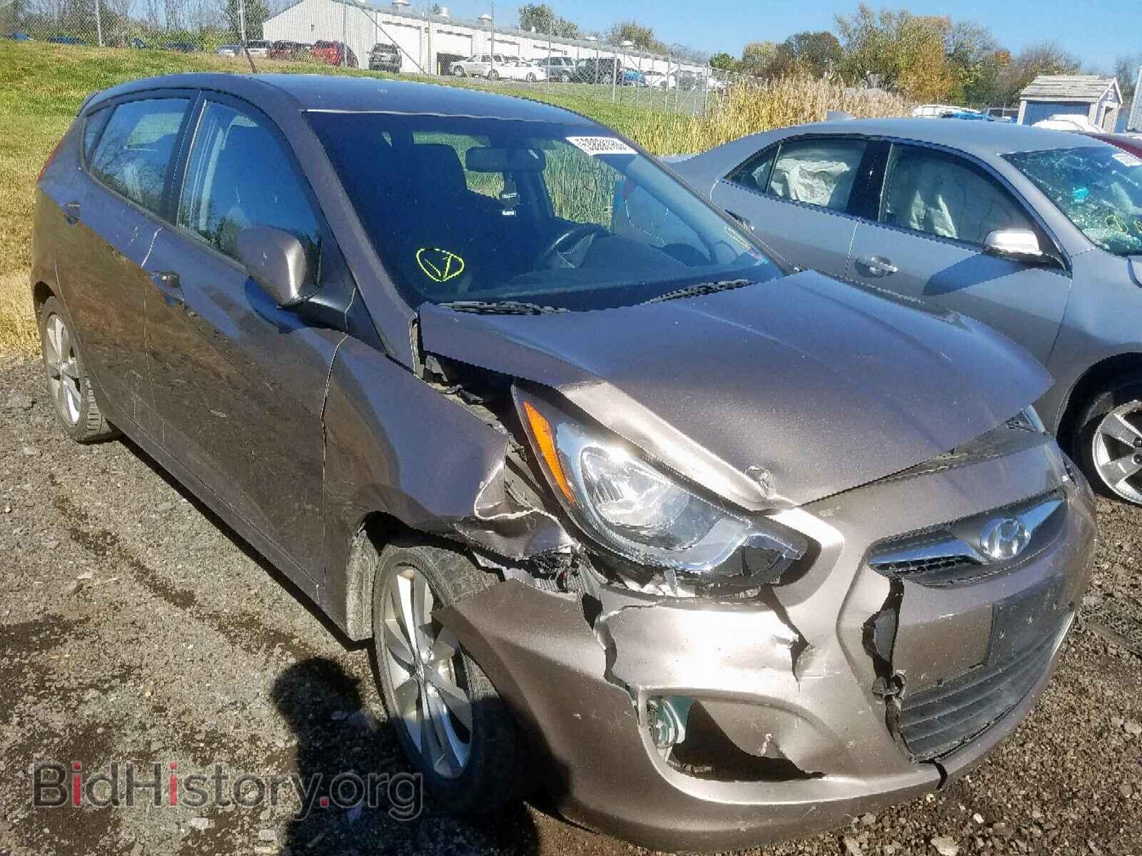 Photo KMHCU5AE6CU002143 - HYUNDAI ACCENT 2012