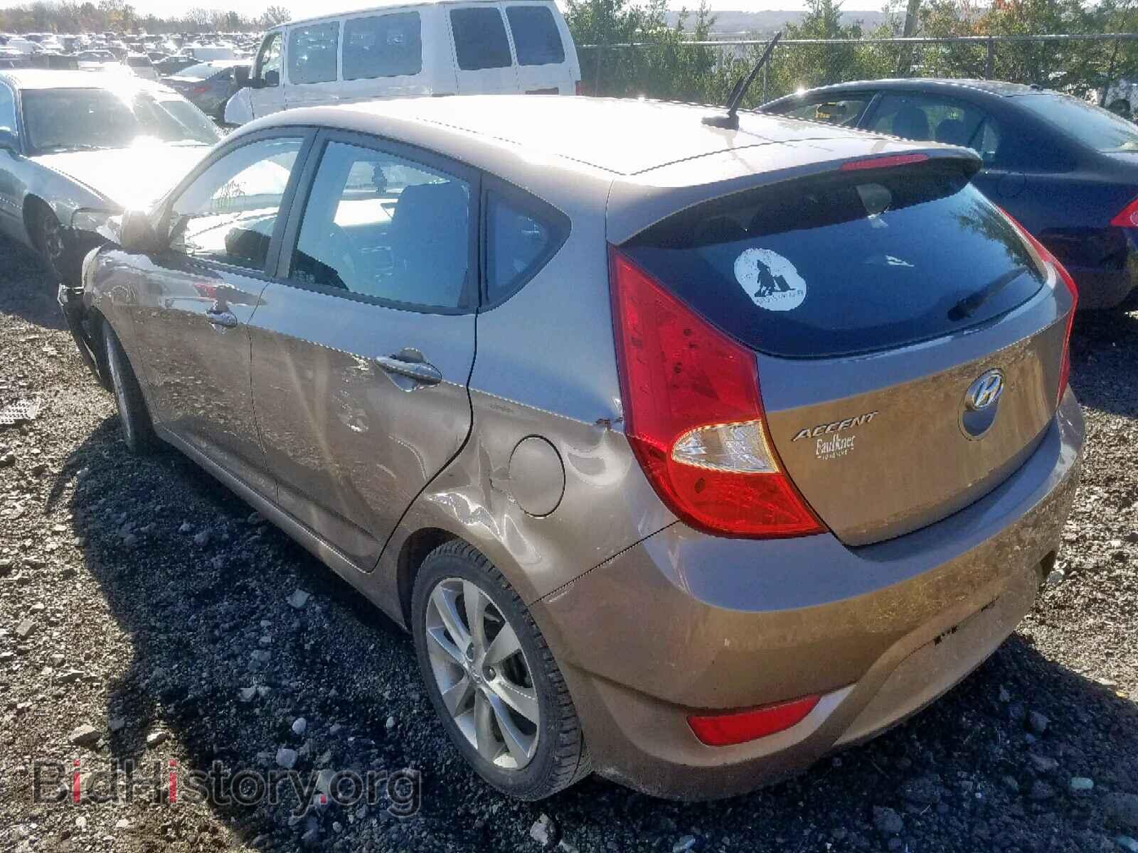 2012 HYUNDAI ACCENT - VIN: KMHCU5AE6CU002143 - Фото 3