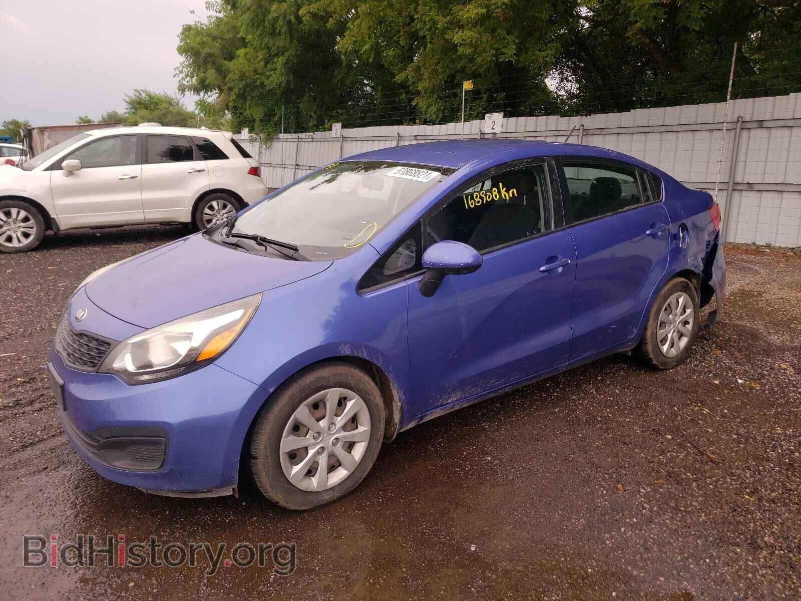 2014 KIA RIO - VIN: KNADM4A35E6328828 - Фото 2