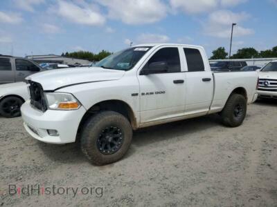 2012 Dodge RAM 1500 ST, white — VIN 1C6RD7FT2CS142257, Copart