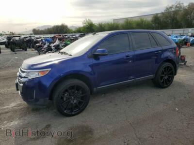 2013 Ford EDGE SEL, синий — VIN 2FMDK3JC9DBB06632, Copart